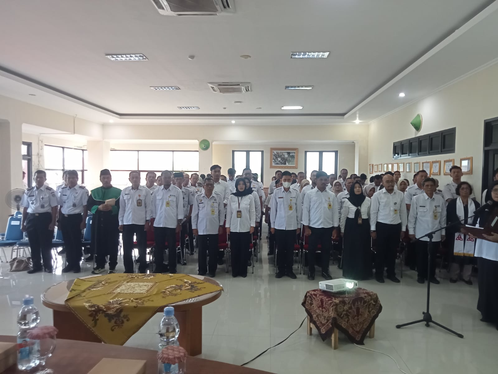 BPN/ATR Cilacap Gelar Pelantikan Dan Pengambilan Sumpah Ajudikasi Dan Satgas PTSL