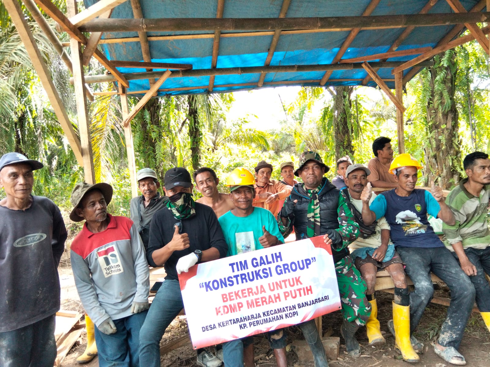 Pembangunan di Desa Kerta Raharja Kampung Perumahan Kopi Berjalan Sesuai Rencana, Warga Sambut Positif