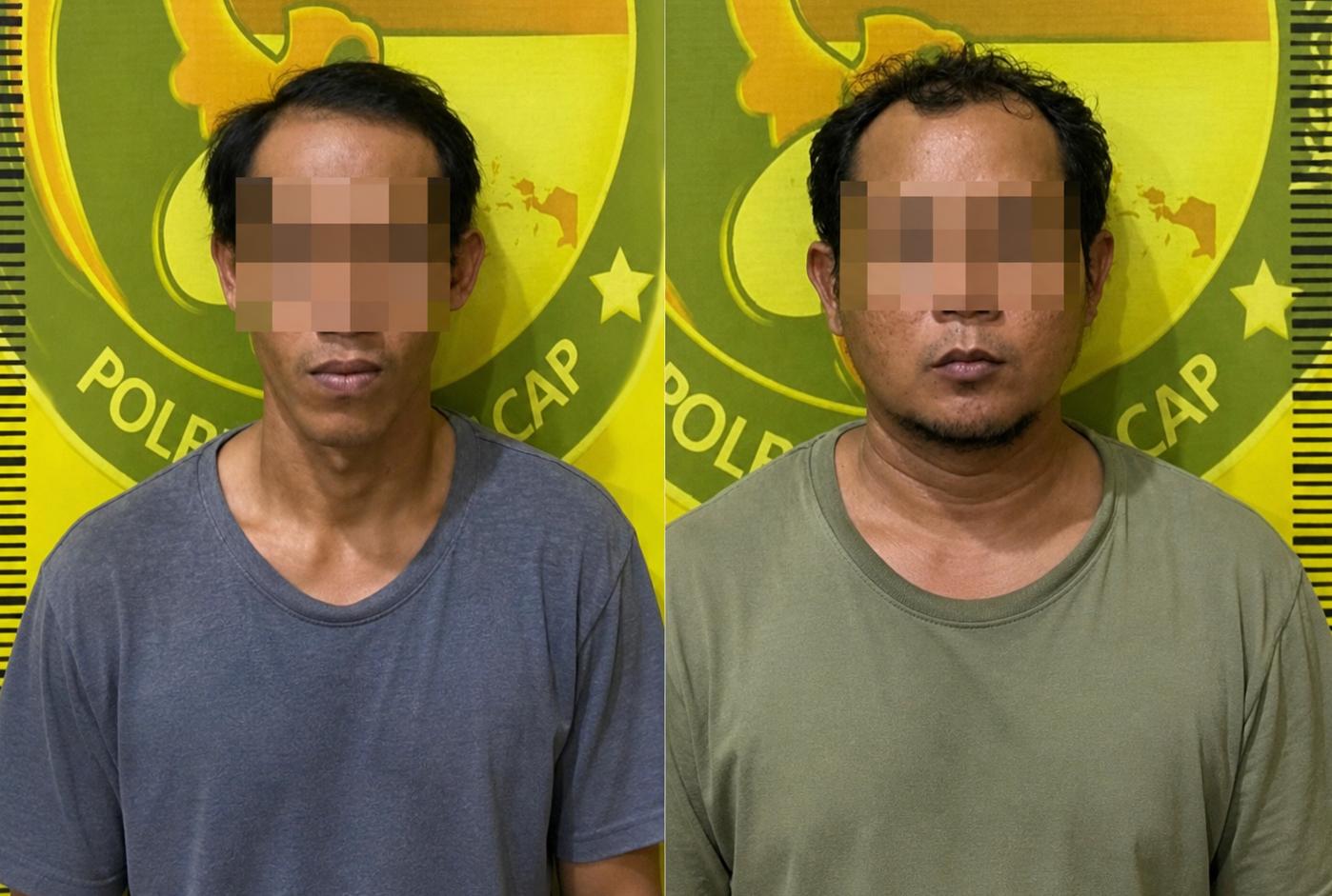 Polresta Cilacap Tangkap Dua Pengguna Sabu, Paket 0,34 Gram Di Amankan 