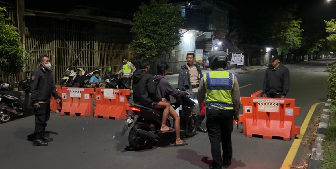 32 Motor Knalpot Brong Diamankan Polresta Cilacap saat Patroli Dini Hari