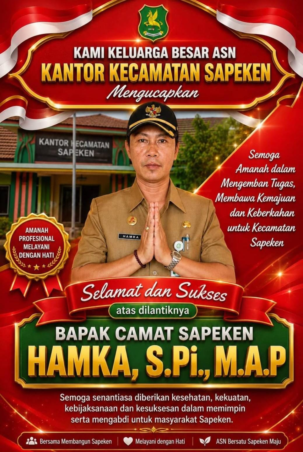 PJ Camat Kepulauan Kecamatan Sapeken, Kabupaten Sumenep, Provinsi Jawa Timur, Usai Dilantik di Akhir Pekan Ini