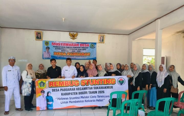Rembug Stunting Desa Pabuaran: Perkuat Sinergi, Tekan Risiko Stunting Sejak Dini