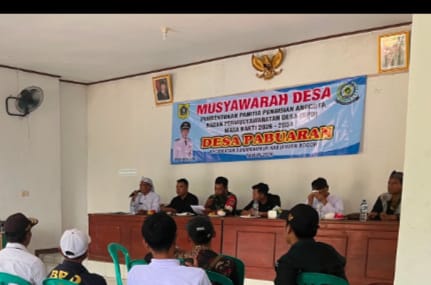 Musdes Pabuaran Bentuk Panitia Pengisian Anggota BPD Masa Bakti 2026–2034